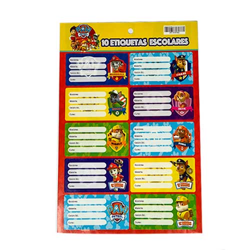 Etiquetas Paw Patrol Name Tags Stickers By ArianaDesigns On DeviantArt