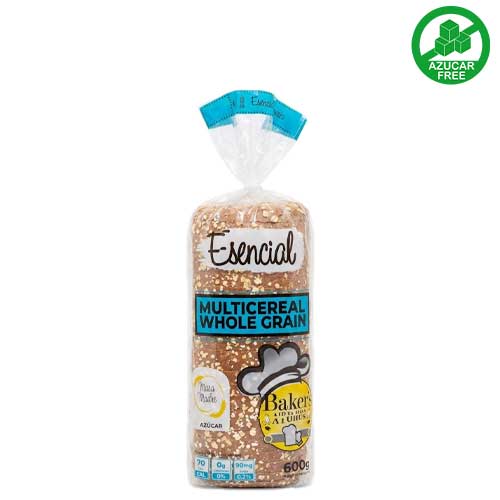 pan de sandwich hecho con masa madre multicereal esencial 600g