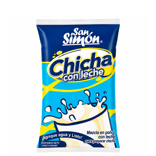 chicha con leche en polvo instantanea san simon 500g