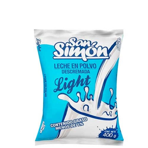 leche en polvo descremada light san simon 400g