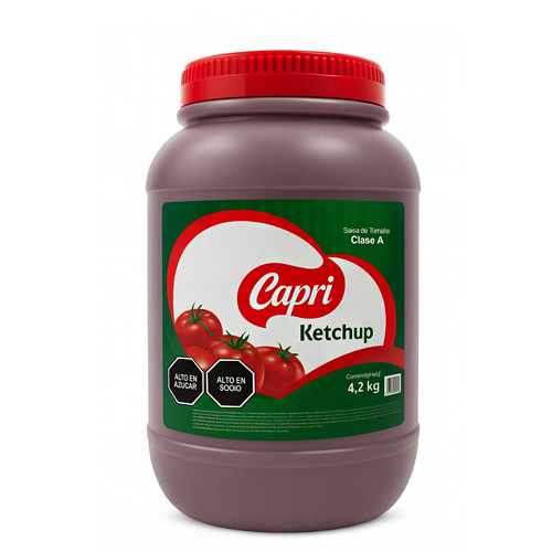 salsa de tomate ketchup capri 4.2 kg