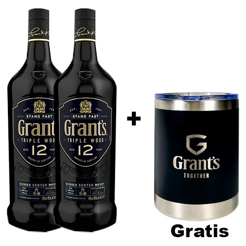 TuZonaMarket - Whisky Escocés 12 Años Triple Wood Grant's 0.75L 2