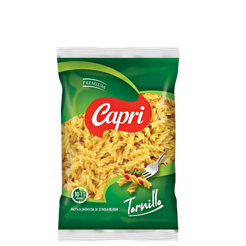 pasta tornillo premium capri 500g