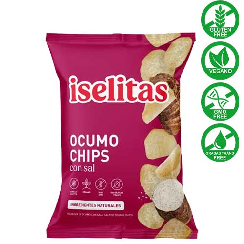 ocumo chips con sal iselitas 180g