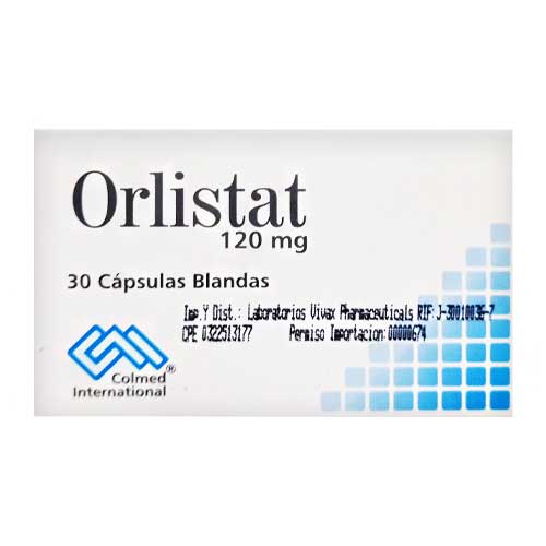 Orlistat 120 Mg 30 Capsulas