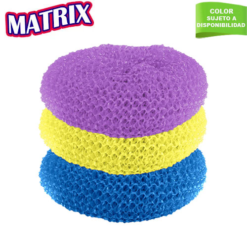 Esponja de colores para fregar Matrix (4U)