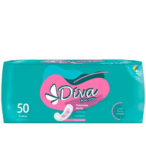 protectores diarios diva 50 und
