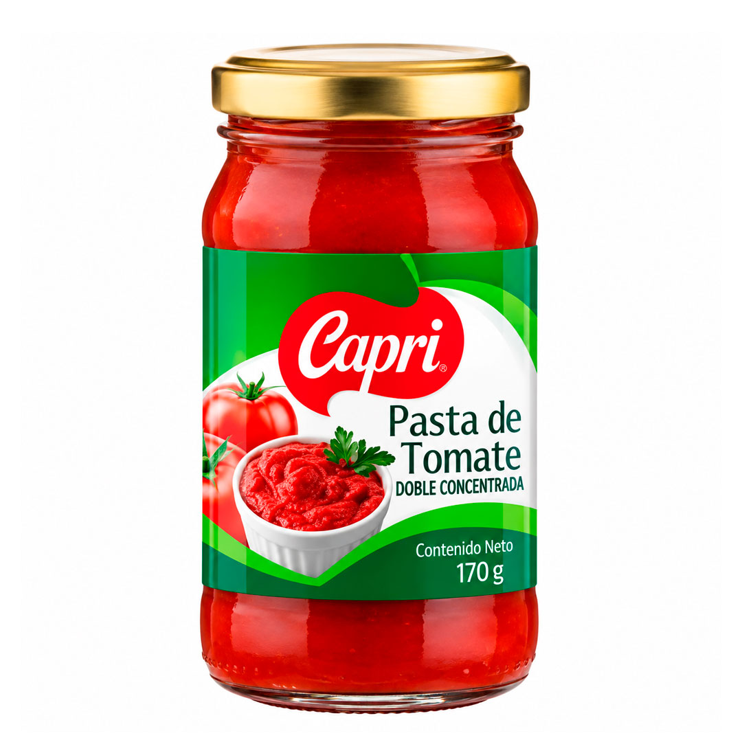 pasta de tomate doble concentrada capri 190g