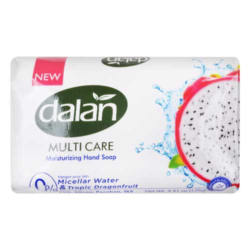 jabón en barra hidratante agua micelar y pitahaya dalan 125g