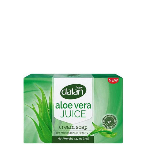 jabón en barra ultra hidratante aloe vera juice dalan 90g