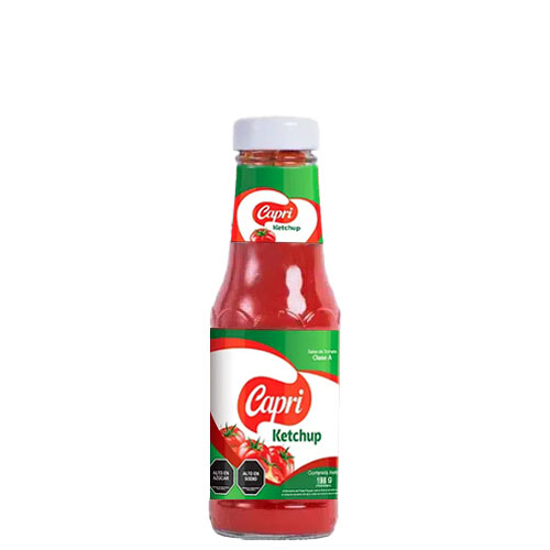 salsa de tomate ketchup capri 198g