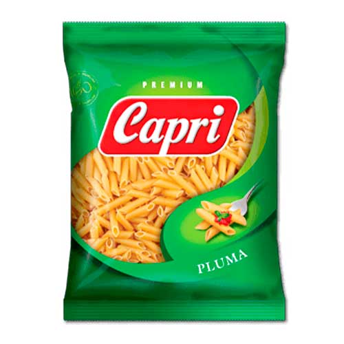 pasta tipo plumita premium capri 500g