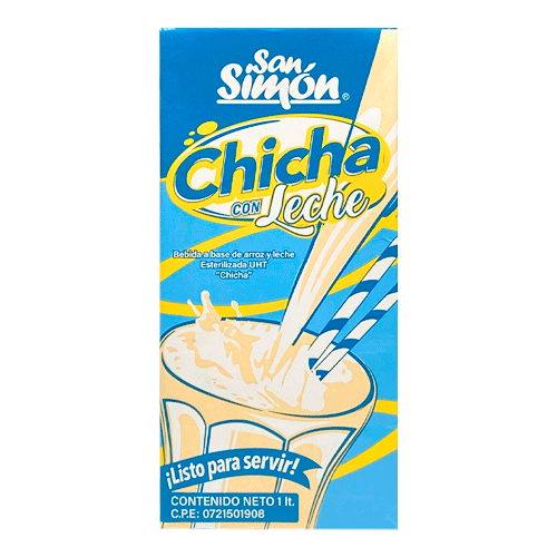 chicha con leche uht san simón 1l