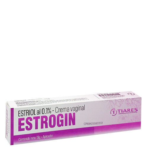 TuZonaMarket - Estrogin 0.1% Crema Vaginal 15g + Aplicador Tiares