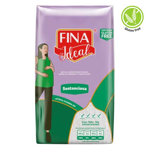 TuZonaMarket - Harina Precocida de Maíz Blanco sin Gluten Sustanciosa Fina  Ideal 1Kg