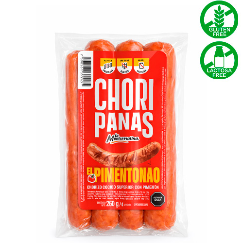 TuZonaMarket - Choripanas el Pimentonao La Montserratina 4 Und