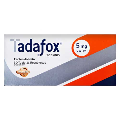 Tadalafilo 5 mg x 30 precio