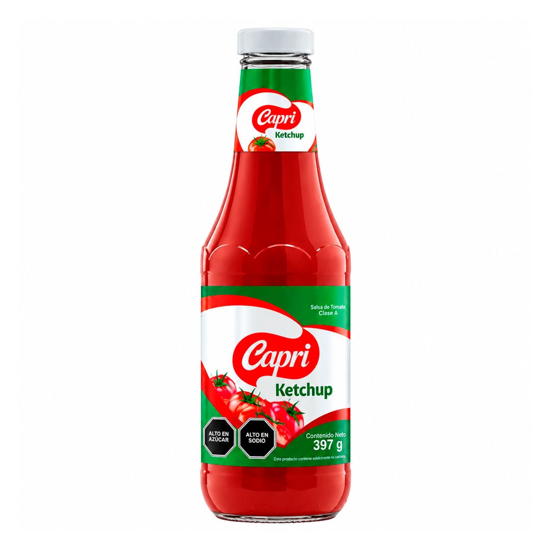 salsa de tomate ketchup capri 397g