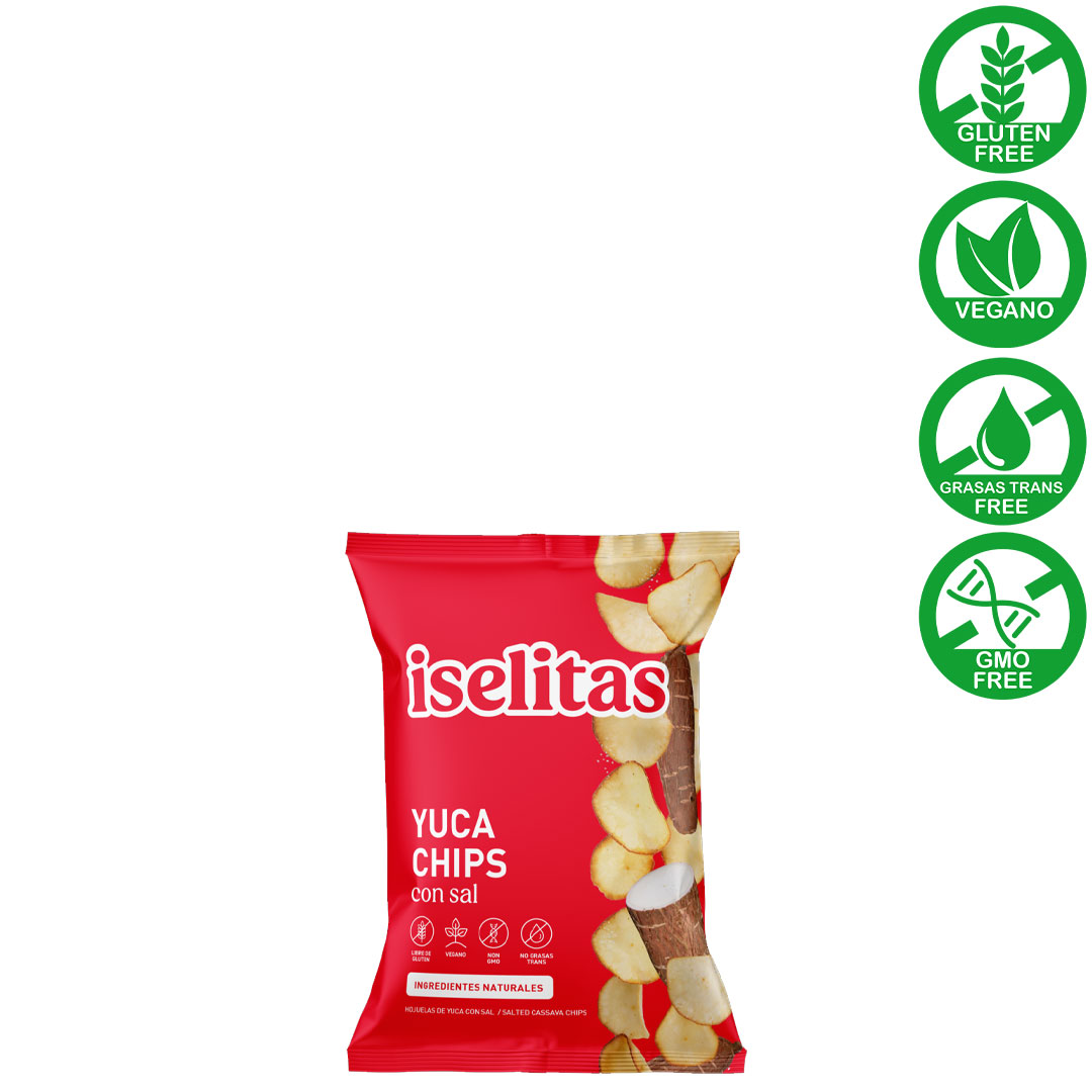 yuca chips iselitas 28g