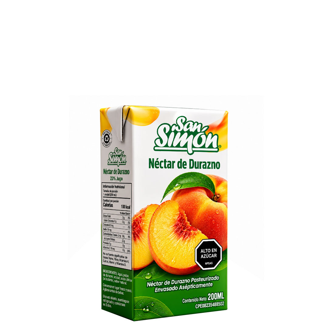 jugo de durazno san simon 200ml
