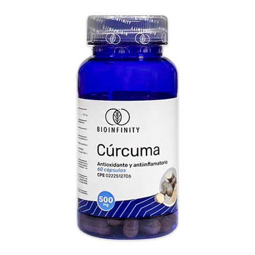 curcuma 500mg bioinfinity 60 capsulas