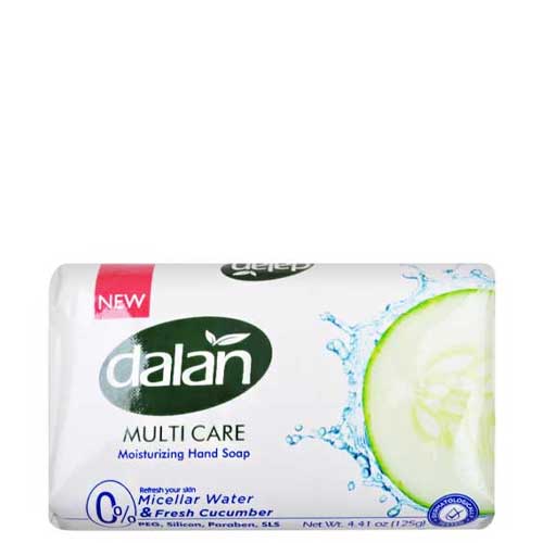 jabón en barra hidratante agua micelar y pepino dalan 125g