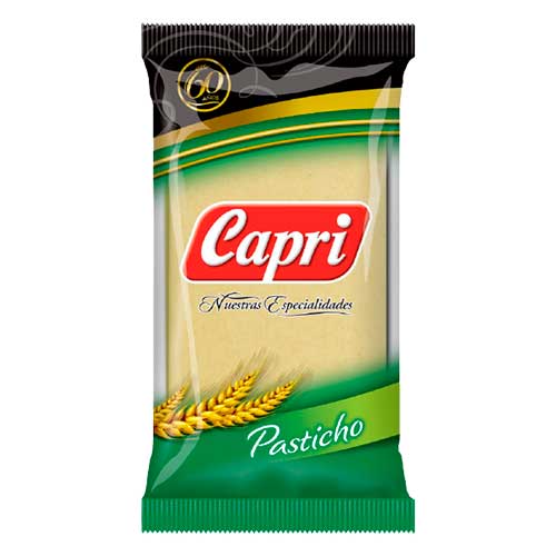 pasta para pasticho tradicional capri 250g