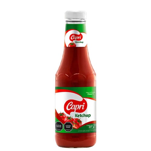 salsa de tomate ketchup capri 397g