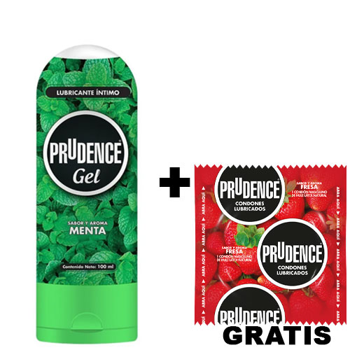 TuZonaMarket - Gel Lubricante Intimo Sabor y Aroma a Menta 100mL Prudence +  Obsequio