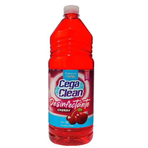 desinfectante con cherry cega clean 1l
