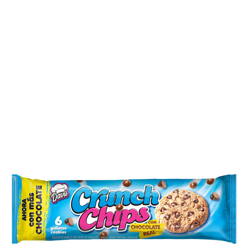 galletas crunch chips davu 68g