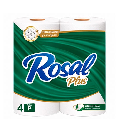 papel higienico rosal verde 4 und 215 hojas
