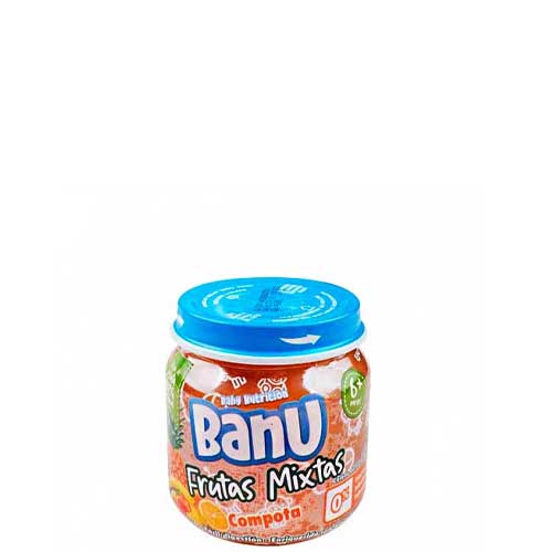compota frutas mixtas banu 113g
